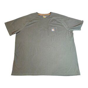 Carhartt Force Relaxed Pocket Short Sleeve T-Shirt Dusty Green Men's Size 4XL